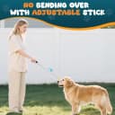 Dog Training Clicker with Target Stick – Portable and Retractable Trainer with Comfortable Handle and Bright