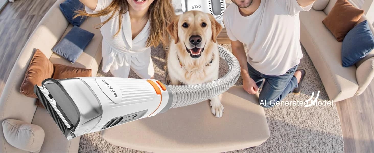 6-in-1 Dog Grooming Vacuum Kit â product details