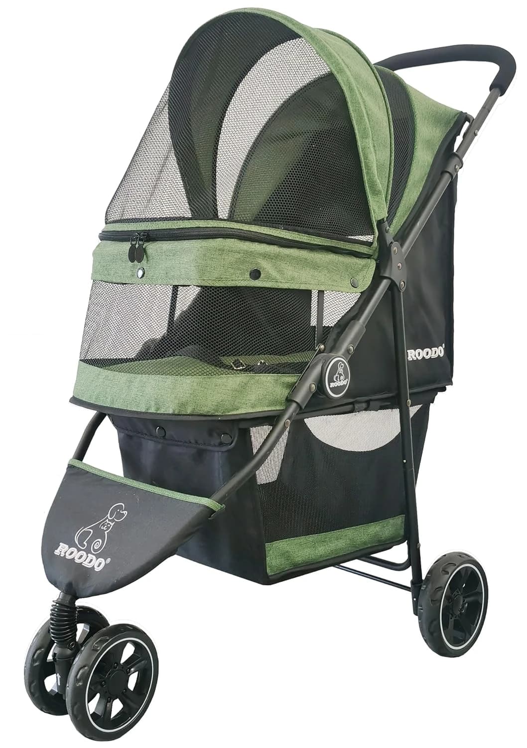 3 Wheel Pet Stroller Best Lightweight Foldable Compact Portable Jogger All Terrain Travel Pet Gear Puppy Kitty