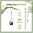 4-Pack 25.5 Inch Hanging Chain with Hooks for Hanging Bird Feeders