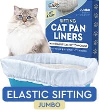Elastic Cat Litter Box Liners - Extra Giant 10 Count - Tear-Resistant Cat Litter Bags - Waterproof Kitty Litter — collection imagery