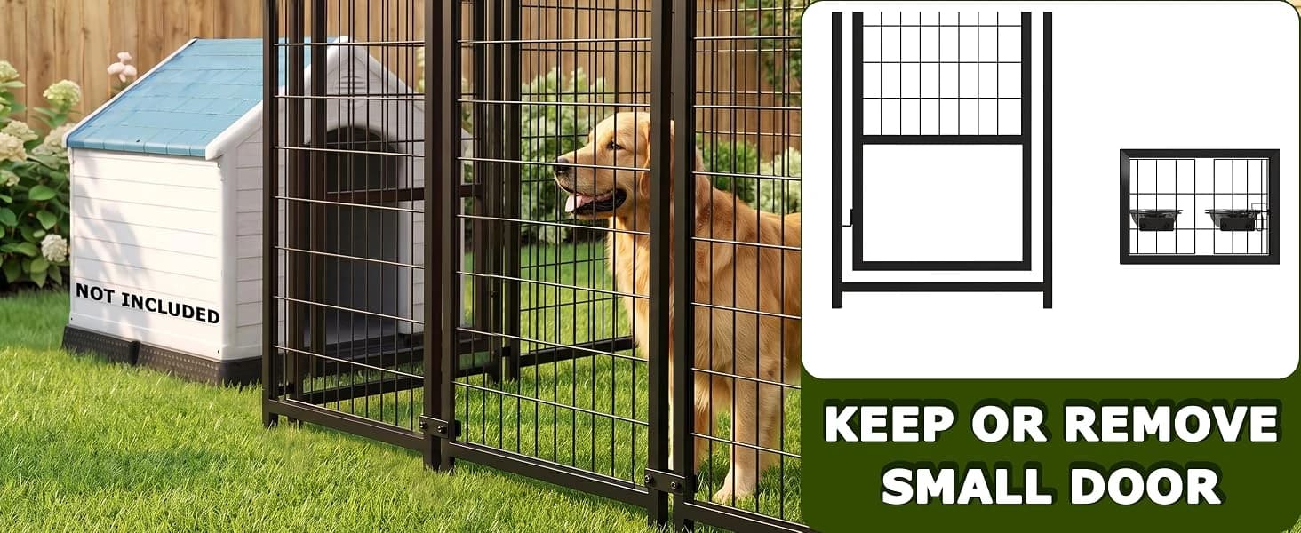 8x4x6FT Outdoor Dog Kennel for Large Dogs — product details