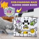 Sliders – Puzzle Toy for Indoor Cats – Treat Box Interactive Maze – Enrichment Feeder – Best Cat Toy Ever!