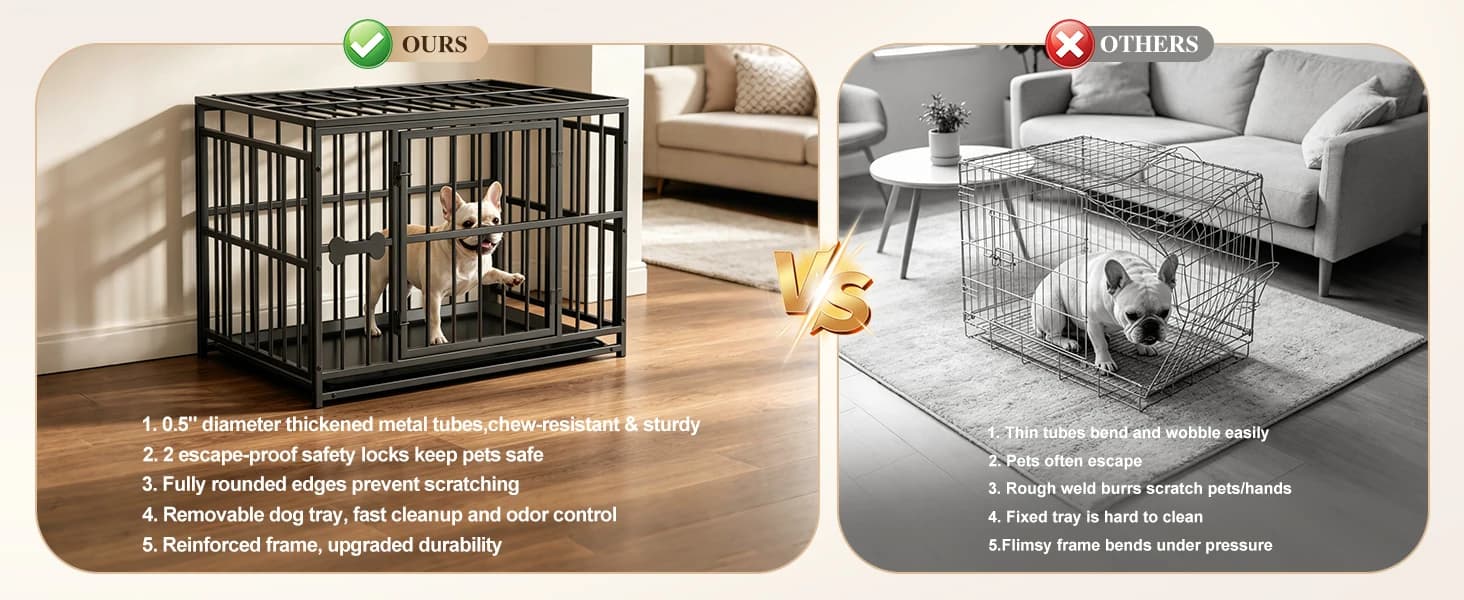 38 Inch Heavy Duty Dog Crate — product details