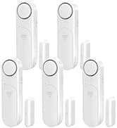 5 Pack Water Leak Detectors for Home — 100dB Water Sensor Alarm for Basement — collection imagery