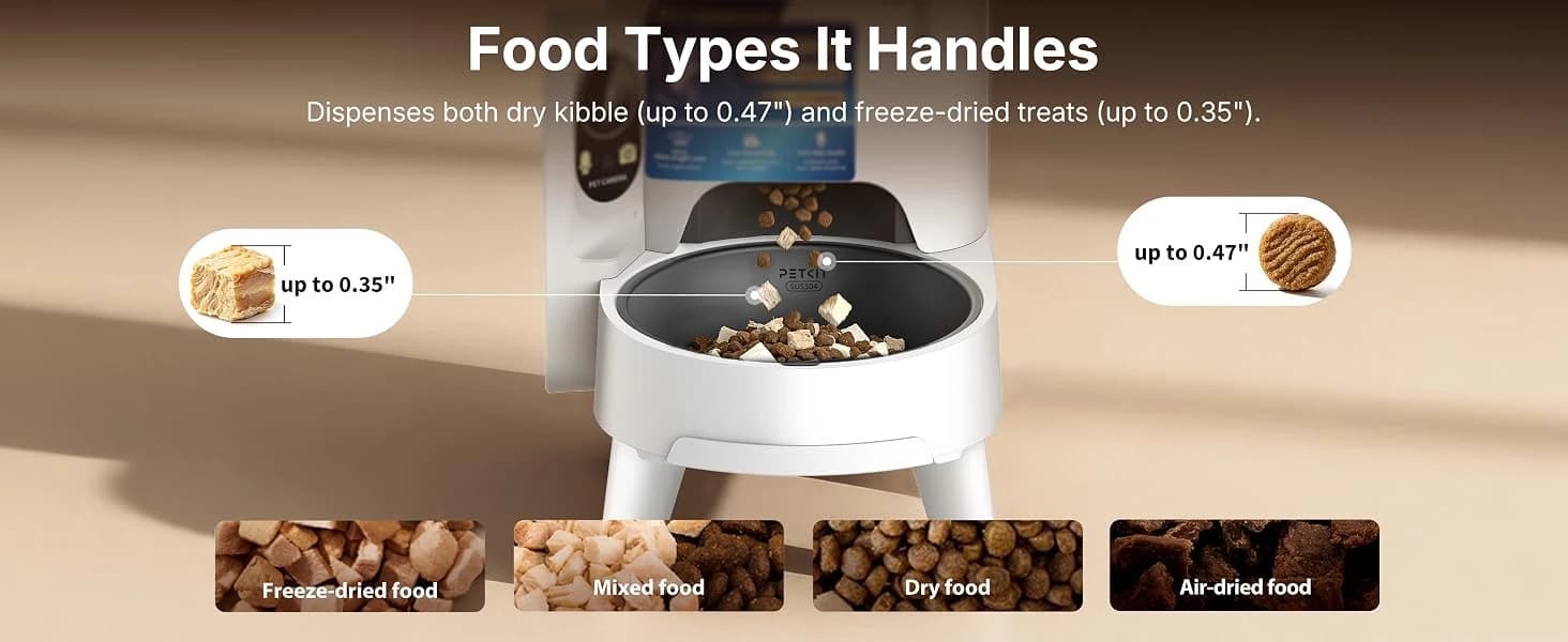 Upgraded Multi-Cat Recognition Automatic Cat Feeder with Camera — product details