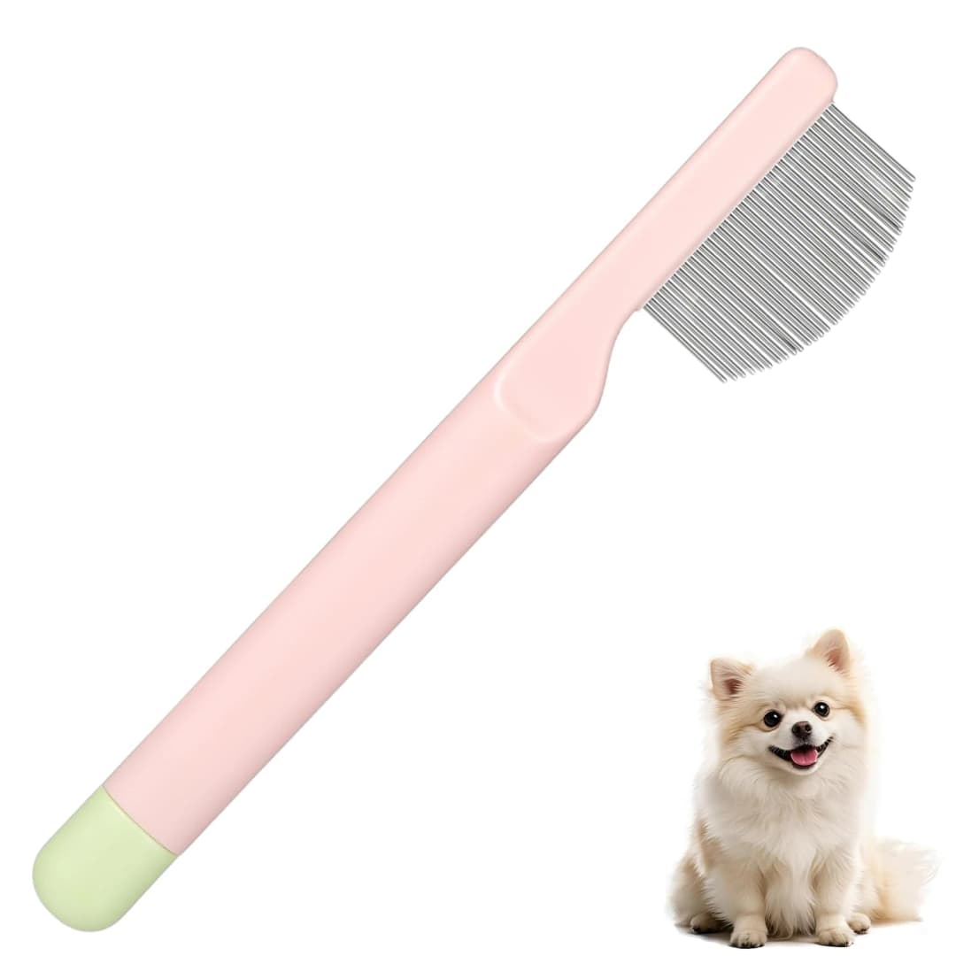 Pet Facial Grooming Comb — Stainless Steel Dog Eye Comb
