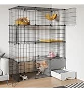 Guinea Pig Cage — Indoor Habitat Cage with Waterproof Plastic Bottom — collection imagery