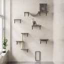 Cat Wall Shelves — 6 Pcs Luxury Wall-Mounted Cat Climber Set