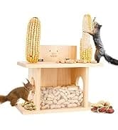 Squirrel-Proof Cedar Hopper Bird Feeder — collection imagery