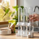 Automatic Bird Water Dispenser Cage Hanging Water Feeder with Anti-Spill Design for Parakeet Canary Small