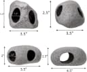6 Pack Aquarium Decoration Rock Caves