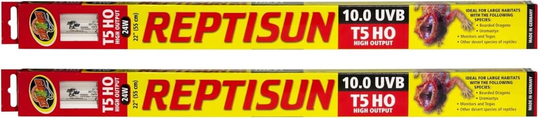 24 Watt T5 HO ReptiSun 10.0 UVB Lamp