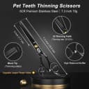 Dog Grooming Scissors Kit — 7 Inch Safety Pet Cat Shears Set