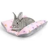 15"x14" Soft Plush Rabbit Bed Washable Cuddle Mat for Small Pets — collection imagery