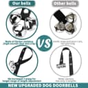 Dog Doorbells Premium Quality Training Potty Great Dog Bells Adjustable Door Bell Dog Bells for Potty Training