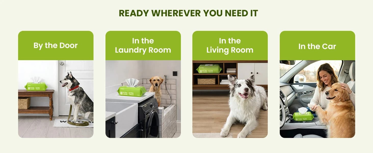 Hypoallergenic Pet Wipes for Dogs — product details