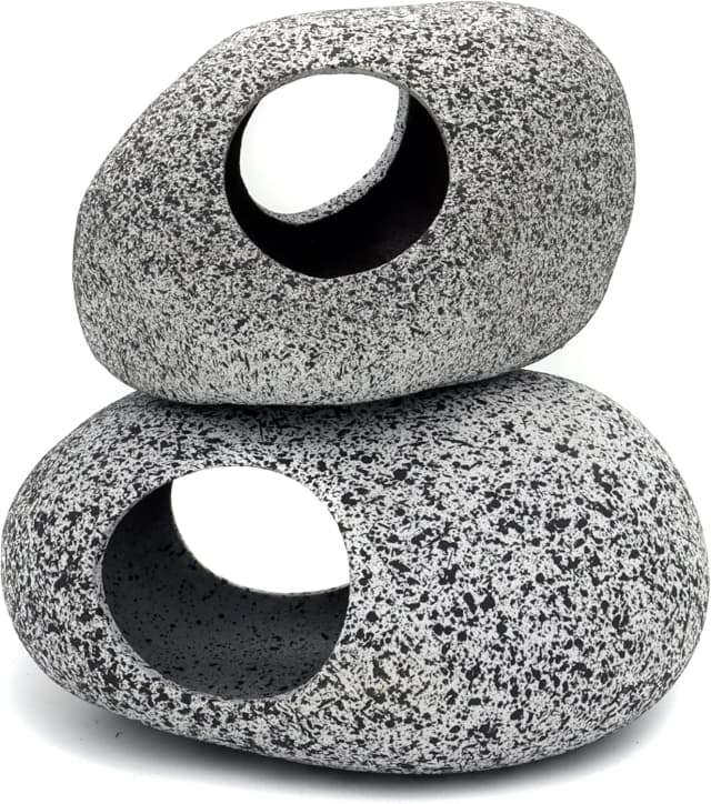 Aquarium Decorations Rock — Stackable Fish Tank Decor Cave