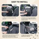 Center Console Dog Car Seat for Small Pets to 11lbs