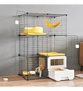 Guinea Pig Cage — Indoor Habitat Cage with Waterproof Plastic Bottom — collection imagery