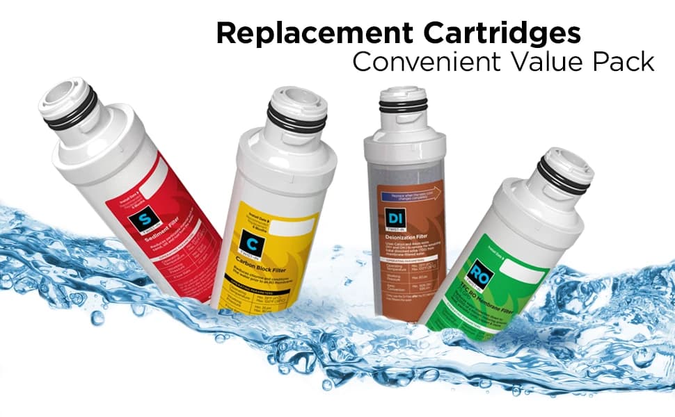 AquaticLife Twist-In RO/DI Replacement Kit — 75 GPD — product details