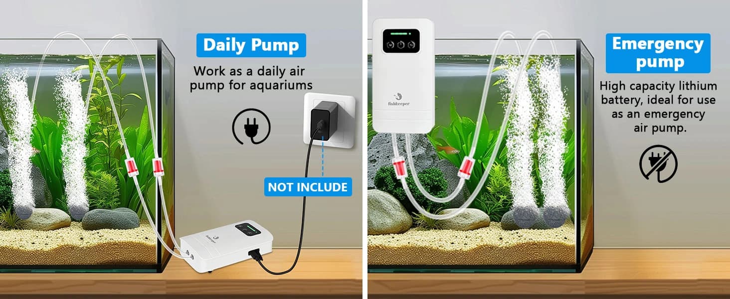 Battery Powered Aquarium Air Pump — product details