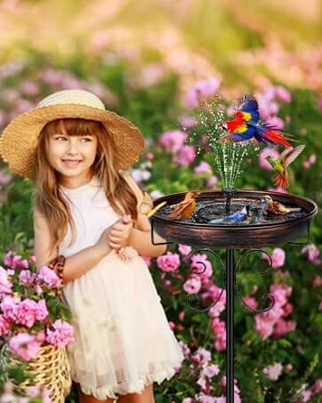 35In Metal Bird Bath for Outside — collection imagery