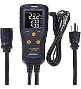 110V 15A Temperature Controller DTC151 Plug in Thermostat Outlet Digital Temperature Controller for Heat Mat — collection imagery