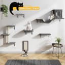 Cat Wall Shelves — 6 Pcs Luxury Wall-Mounted Cat Climber Set
