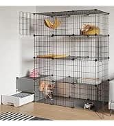 Guinea Pig Cage — Indoor Habitat Cage with Waterproof Plastic Bottom — collection imagery