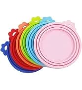 6 packs Pet Food Can Lids — Food Safe BPA-Free and Dishwasher Safe — collection imagery