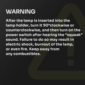 T5 HO UVB Lighting Combo Kit — Warning