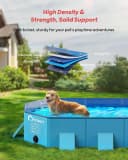 Dog Pool for Large Dogs — Foldable Hard Plastic