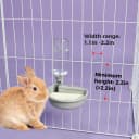 Gravity Pet Water Bowl — 16oz Anti-Splash Crate Dispenser