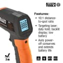 IR1 Infrared Thermometer, Digital Laser Gun is Non-Contact Thermometer with a Temperature Range -4 to