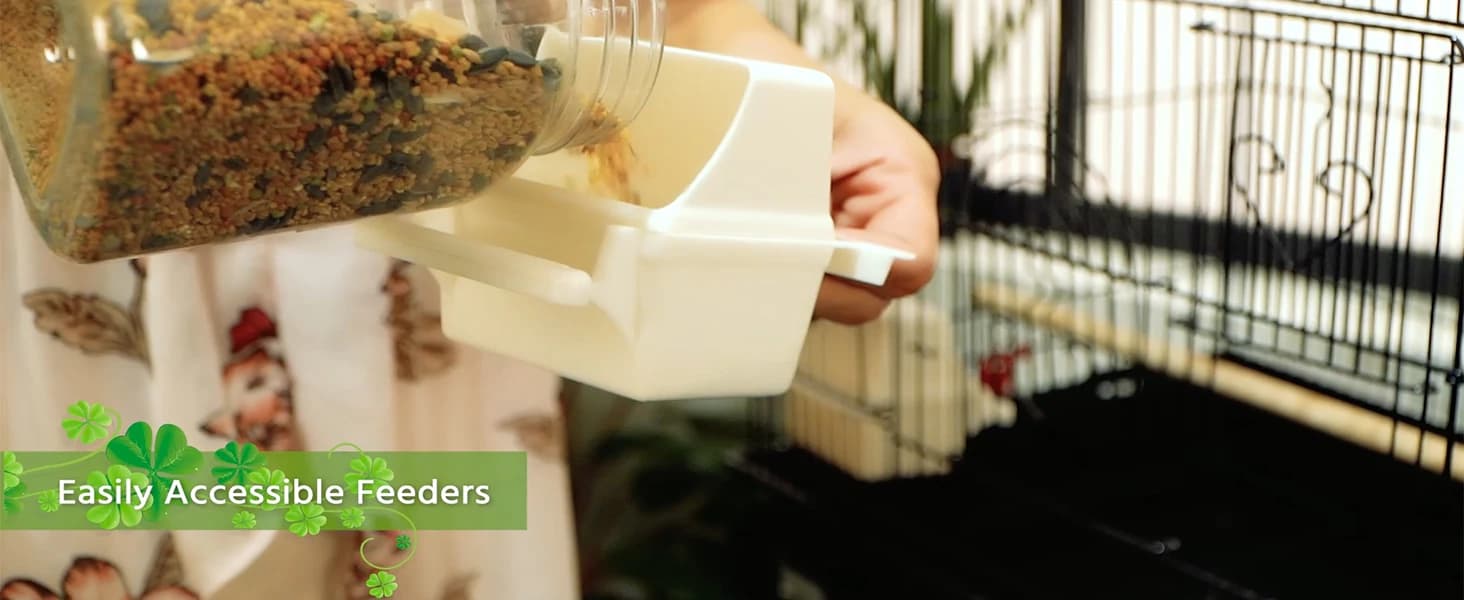 64-Inch Open Top Bird Cage for Parakeets and Cockatiels — collection imagery