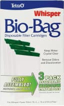 Whisper Bio-Bag Medium Filter Cartridges for Aquariums
