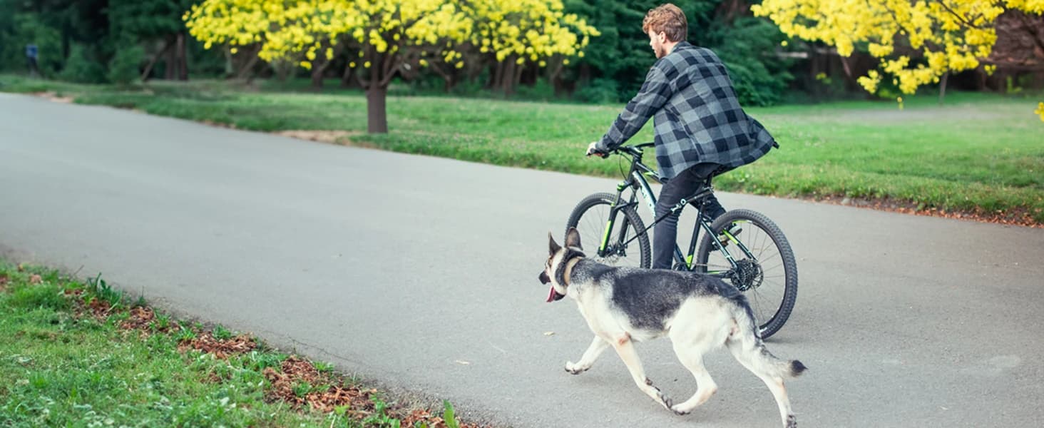 V2.0-180° Rotating Dog Bike Leash - with Shock Absorbers and Quick Attach Mechanism | Carbon Fiber | Detachable — product details