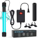 13W UV Water Clarifier with 9.84 ft Cable for Up to 300 Gallon Aquariums