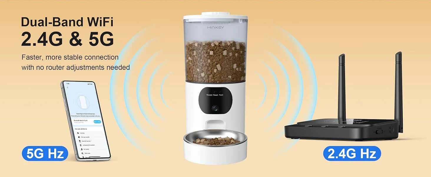 Automatic Cat Feeder with 2K Camera — product details