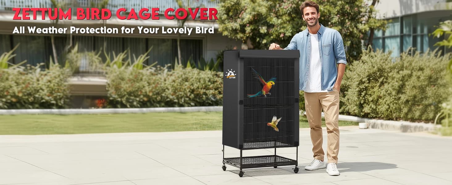Bird Cage Cover - 600D Bird Cage Covers for Night Heavy Duty and Waterproof — product details