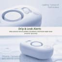 5 Pack Water Leak Detectors for Home — 100dB Water Sensor Alarm for Basement