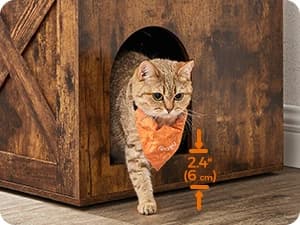 Cat Litter Box Enclosure — End Table — Create a Cat Corner