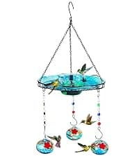 Charming Wind Chimes Hummingbird feeders for Outdoors Hanging ant and bee Proof — collection imagery