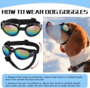 Dog Sunglasses Dog Goggles for Medium and Large Breed Dogs Eye Protection