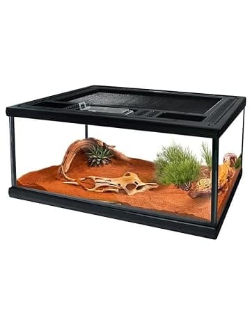 11 Gallon Tall Reptile Glass Tank 12"x12"x18",Pre-Assembled Vertical Terrarium Enclosure with Front Openning — collection imagery
