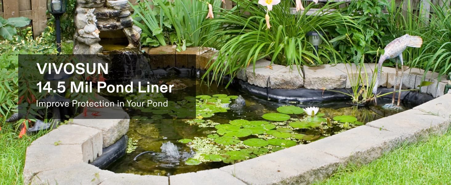 10 x 13 Feet Pond Liner for Koi Ponds — product details