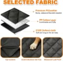 Dog Car Door Protector — 2 Pcs PU Leather Pet Car Door Cover