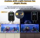 Aquarium Wave Maker — 18W Adjustable Cross Flow Pump with LED Display Controller