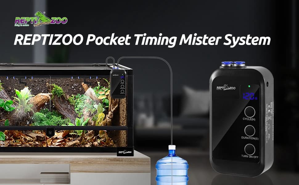 Reptile Humidifier — Mini Automatic Misting System for Reptile Terrariums — product details